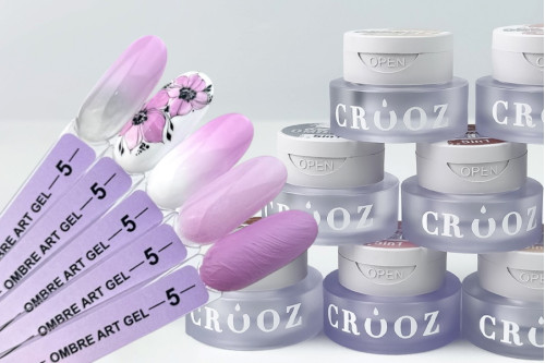 Crooz Art Gel Ombre 5 в 1 - гель-краски для идеального градиента!