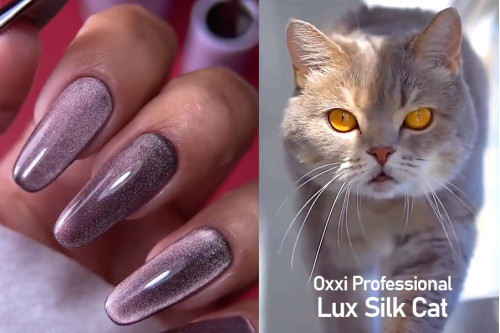 Oxxi Professional Lux Silk Cat - нова колекція гель-лаків з ефектом шовку!