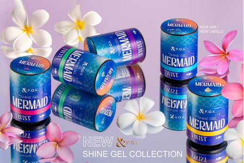 Shine Gel Mermaid - новая коллекция гелей F.O.X для нейл-укрепления!