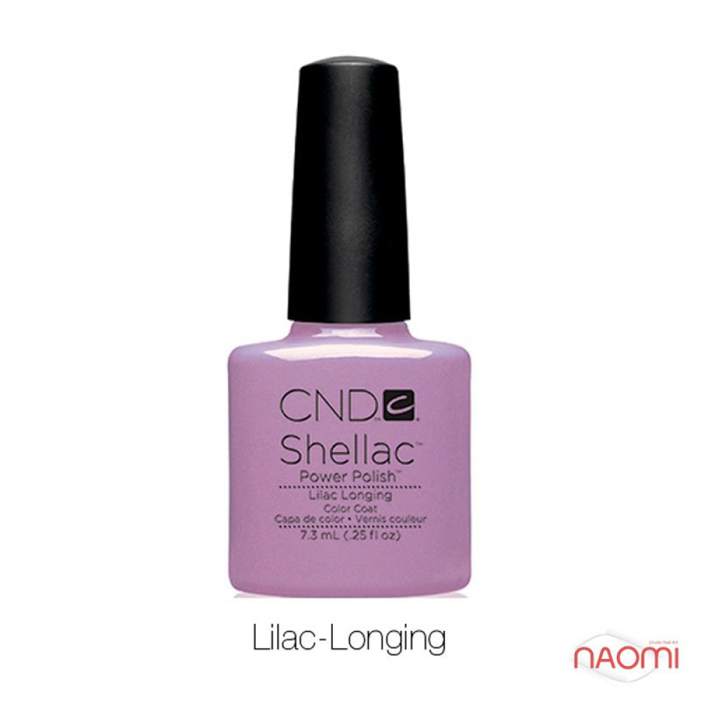 CND Shellac Lilac Longing бузковий. 7.3 мл