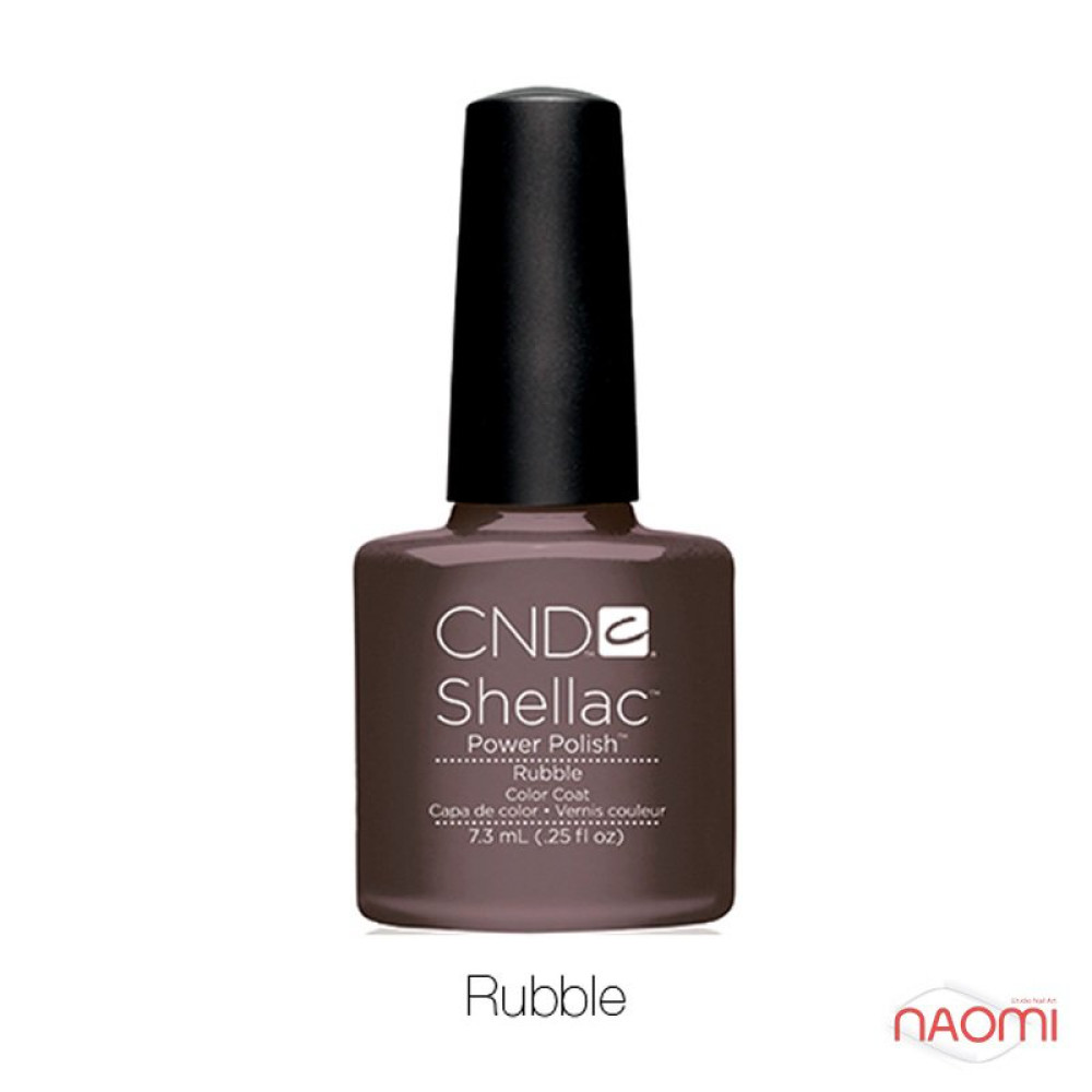 CND Shellac Rubble светлый коричневый с серым оттенком, 7,3 мл