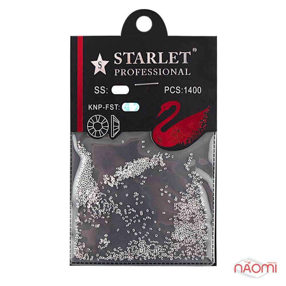 Кристаллы Starlet Professional Clear. 1400 штук в упаковке
