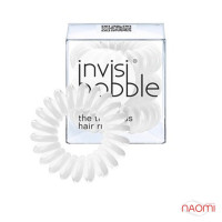 Резинка-браслет для волосся Invisibobble ORIGINAL, колір білий, 30х16 мм, 3 шт.