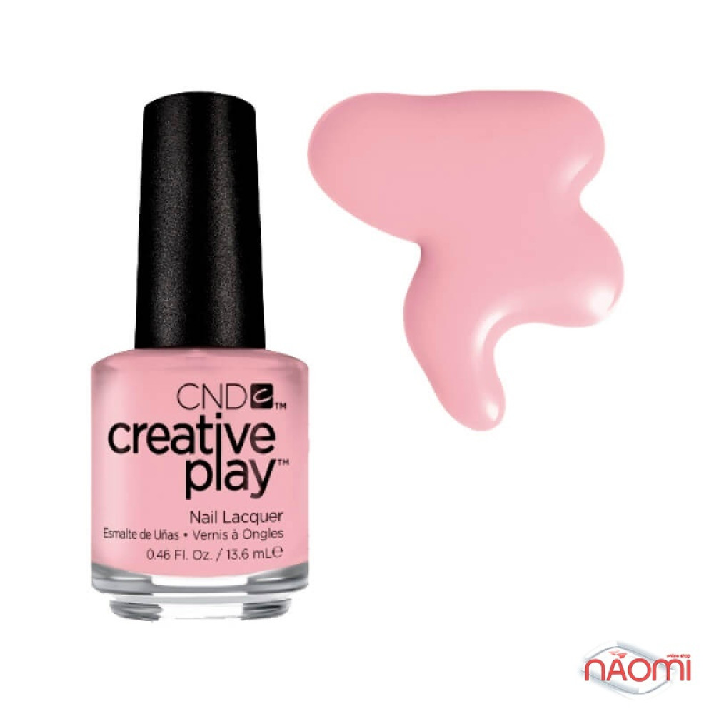 Лак CND Creative Play 406 Blush On U, рожевий, 13,6 мл