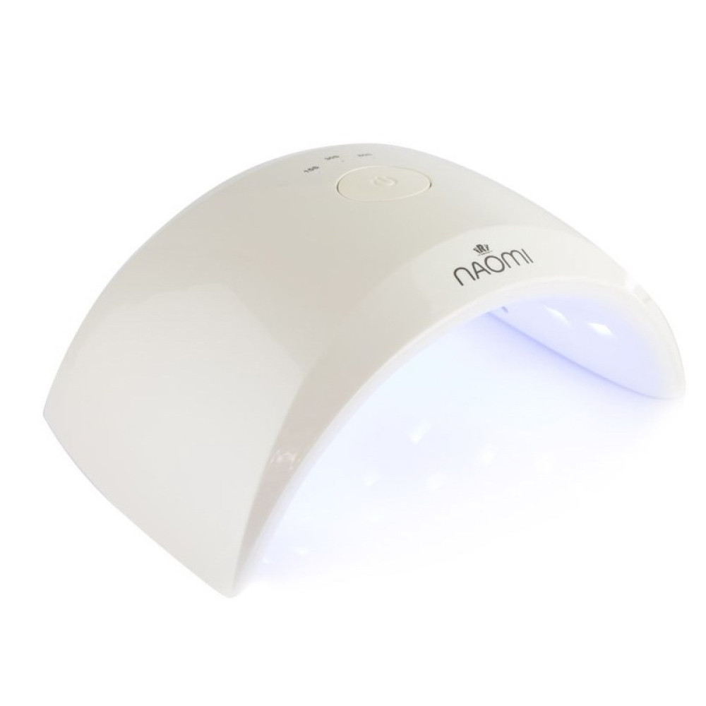 УФ LED лампа для гель-лаков и геля Naomi HL-108 24W с таймером на 15. 30 и 60 сек. цвет белый