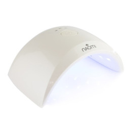 УФ LED лампа для гель-лаков и геля Naomi HL-108 24W с таймером на 15. 30 и 60 сек. цвет белый