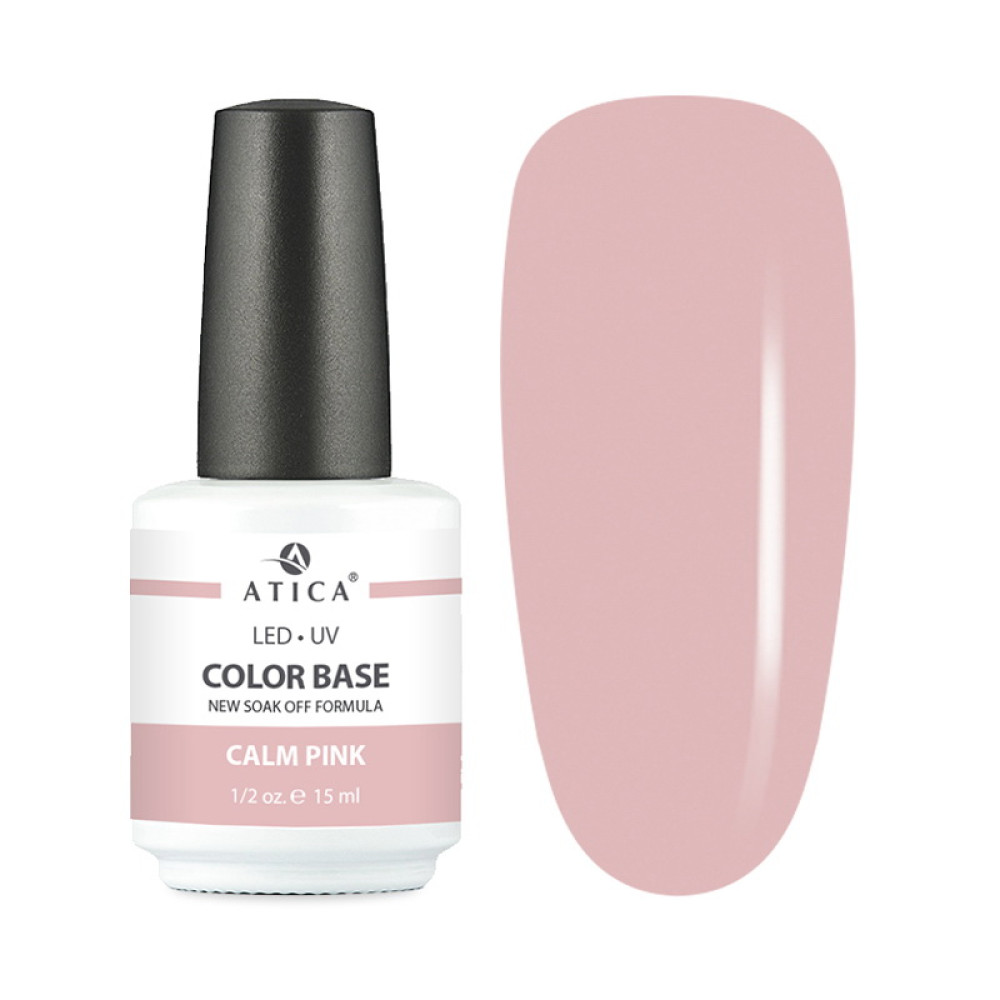 База цветная Atica Color Base Calm Pink нежный розовый 15 мл