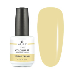 База кольорова Atica Color Base Yellow Cream кремовий жовтий 15 мл