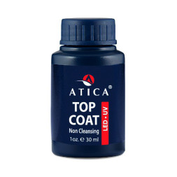 Топ для гель-лаку без липкого шару Atica Top Coat Non Cleansing 30 мл