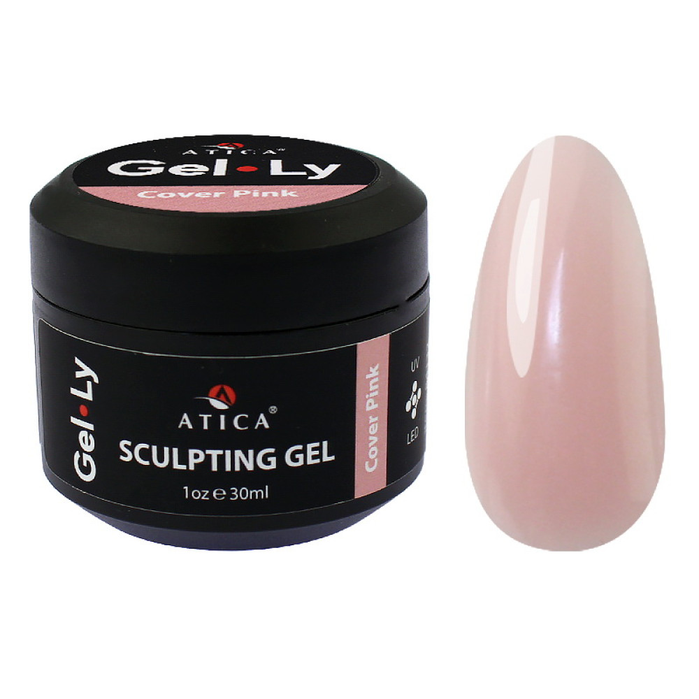 Гель-желе моделирующий Atica Gel-Ly Sculpting Gel Cover Pink розовый 30 мл