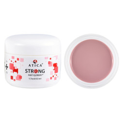 Гель моделюючий Atica Strong Cover Gel Smokey Rose рожевий дим 50 мл