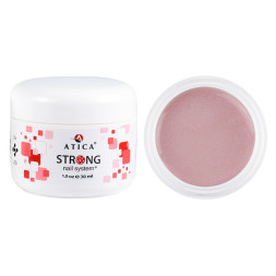 Гель моделирующий Atica Strong Cover Gel Bridal Rose свадебная роза с шиммером 30 мл