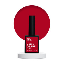 Гель-лак Nails Of The Day Lets Special Red Collection Jennifer темно-малиновый 10 мл