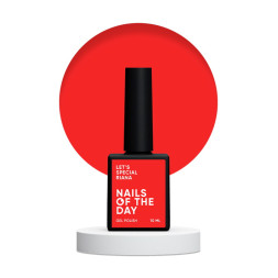 Гель-лак Nails Of The Day Lets Special Red Collection Riana ярко-алый 10 мл