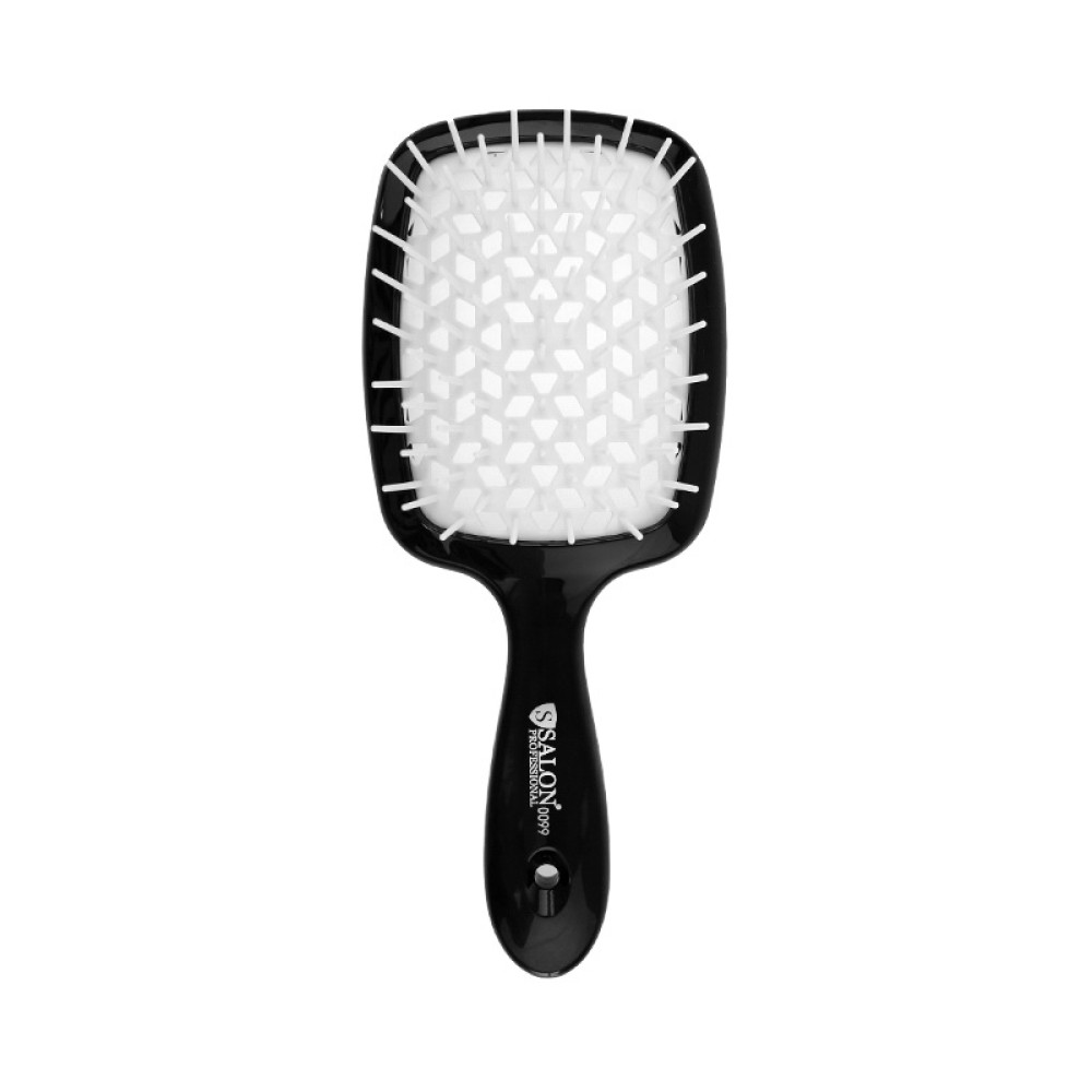 Гребінець для волосся Salon Professional SP0099 20.5х8.5 см глянцевий колір чорно-білий