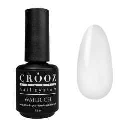 Рідкий гель Crooz Water Gel 02 для зміцнення та моделювання молочний 15 мл