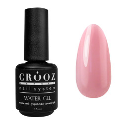 Жидкий гель Crooz Water Gel 03 для укрепления и моделирования розовый 15 мл