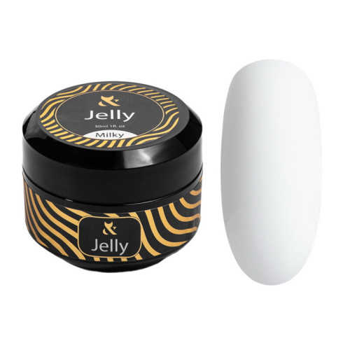 Гель-желе строительный F.O.X Jelly Milky молочный 30 мл купить на