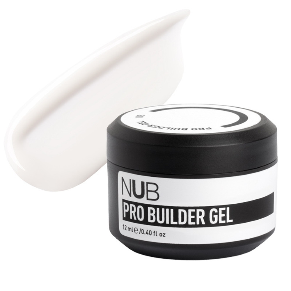 Гель моделюючий NUB Pro Builder Gel 02 класичний білий 12 мл