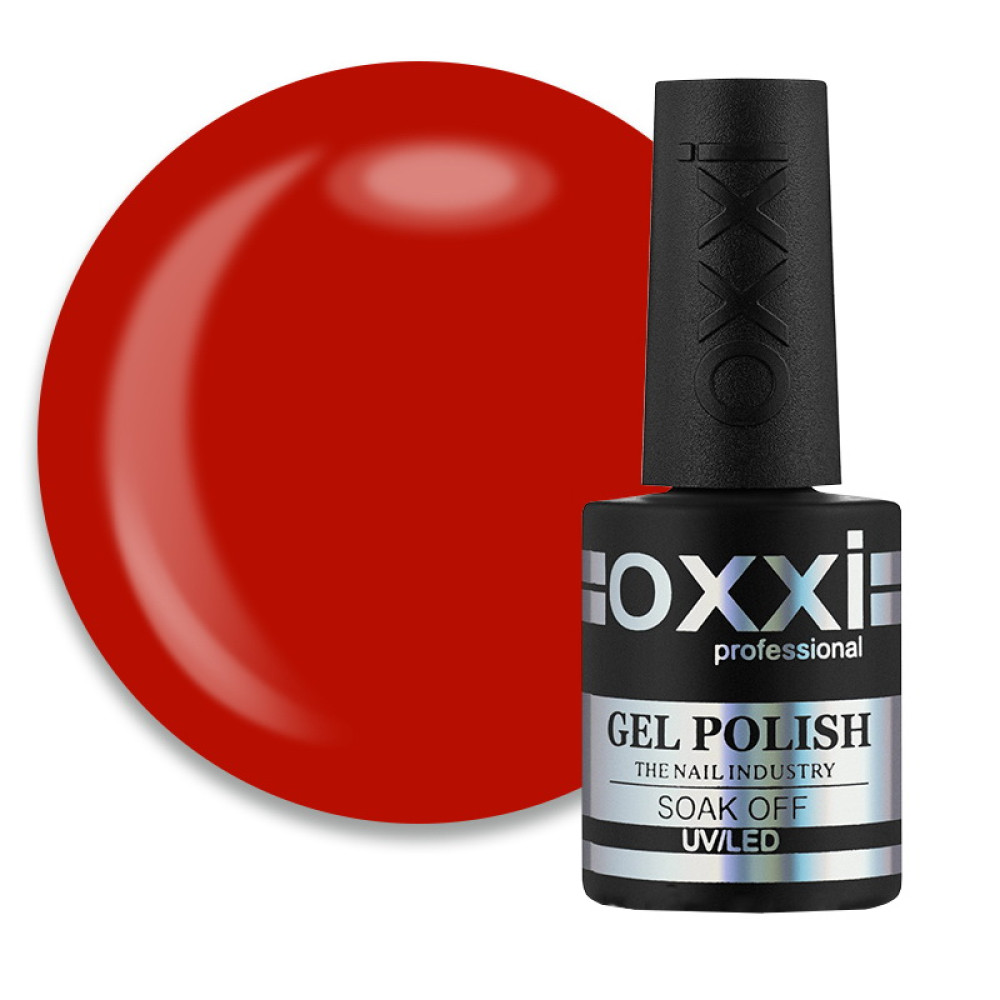 Гель-лак Oxxi Professional 002 красный. 10 мл