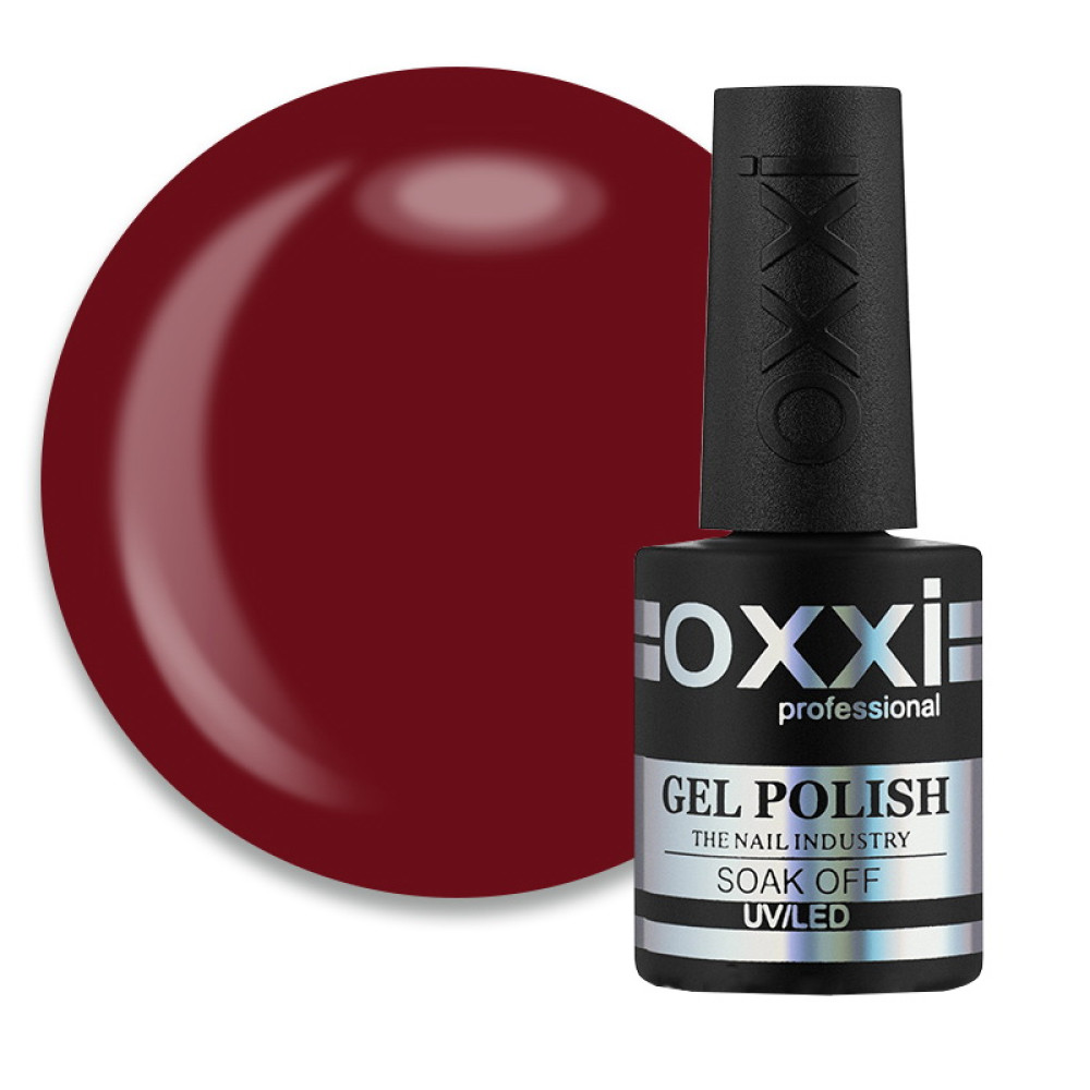 Гель-лак Oxxi Professional 005 темный красный. 10 мл