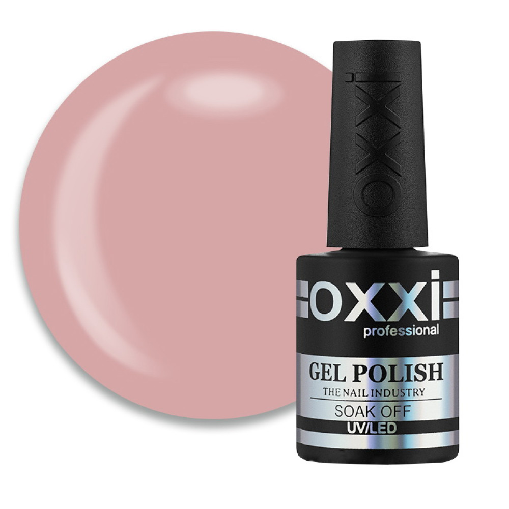 Гель-лак Oxxi Professional 073 бледный розовый. 10 мл