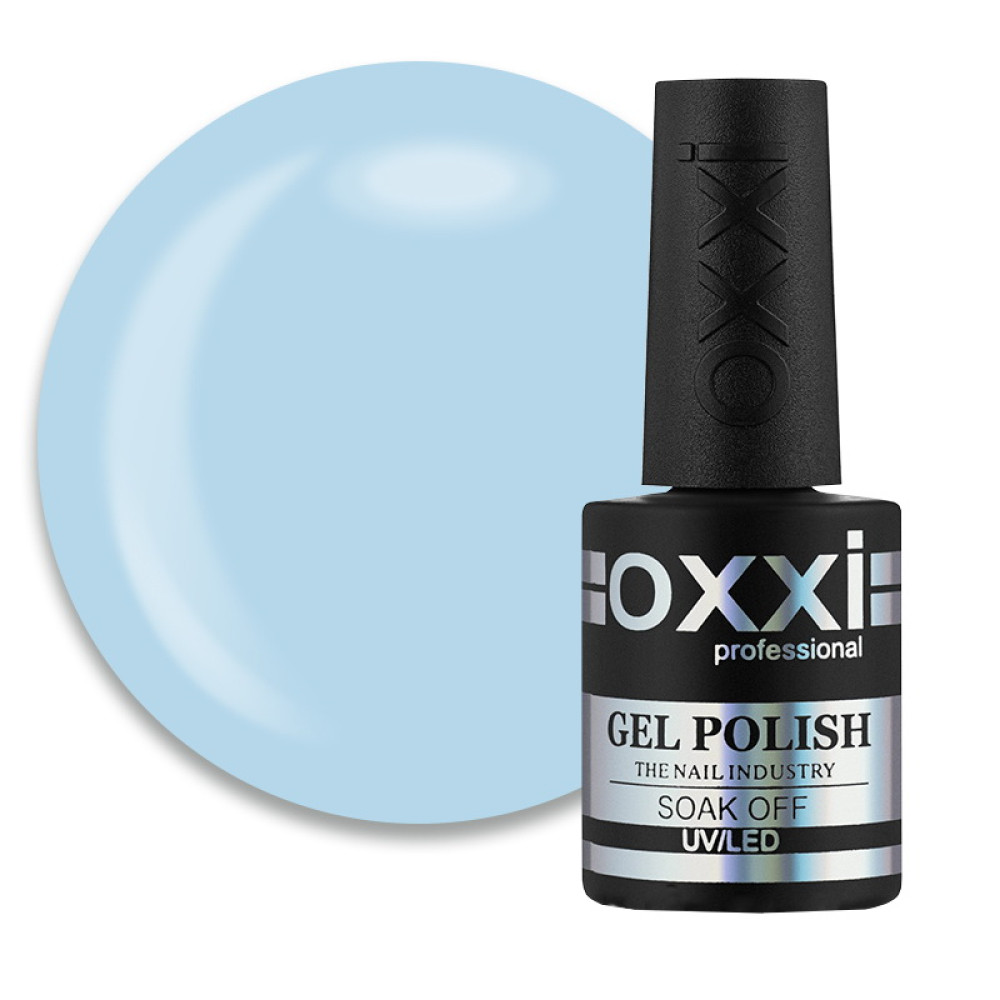 Гель-лак Oxxi Professional 026 блакитний. 10 мл