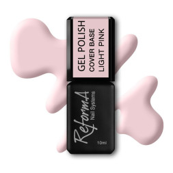 База камуфлююча для гель-лаку ReformA Cover Base 941849 Light Pink світлий рожевий 10 мл