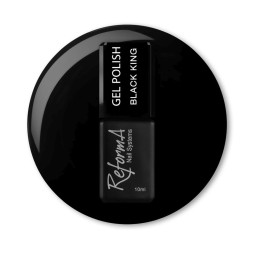Гель-лак ReformA Black King 941846 черный. 10 мл
