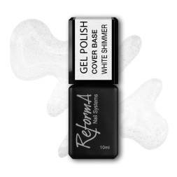 База кольорова ReformA Cover Base 942008 White Shimmer білий з перламутром і шимерами 10 мл