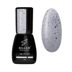Гель-лак Siller Professional Art Eggs 001 сірий з крихтою. 8 мл