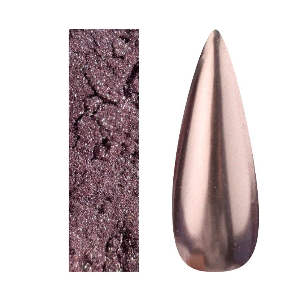 Дзеркальна пудра Adore Professional Metallic Powder 08 срібно-рожева 0.5 г