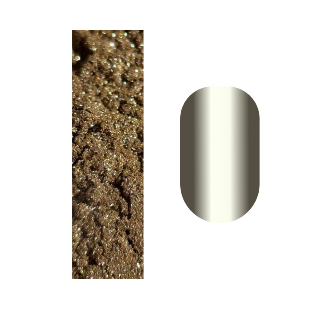 Дзеркальна пудра Adore Professional Metallic Powder 10 біле золото 0.5 г