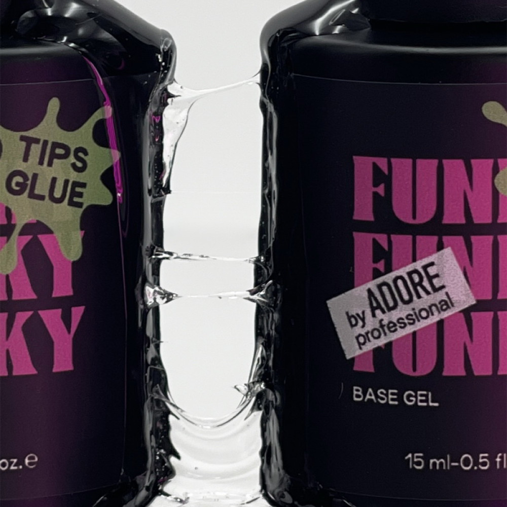 Гель-клей для гелевих тіпс Adore Professional Funky Tips Glue Gel з дозатором 30 мл