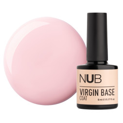 База камуфлирующая каучуковая для гель-лака NUB Virgin Base Coat 12 светло-розовый 8 мл