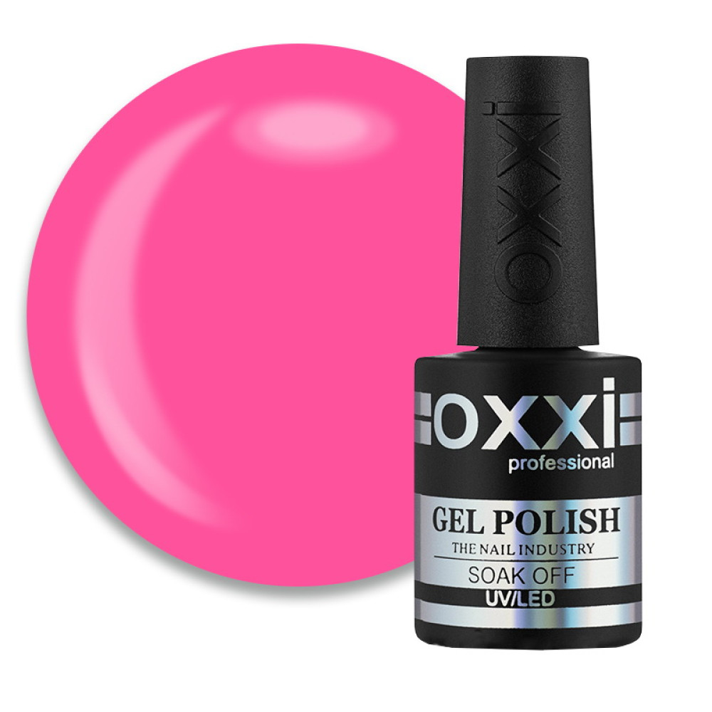 Гель-лак Oxxi Professional 108 яркий розовый. 10 мл