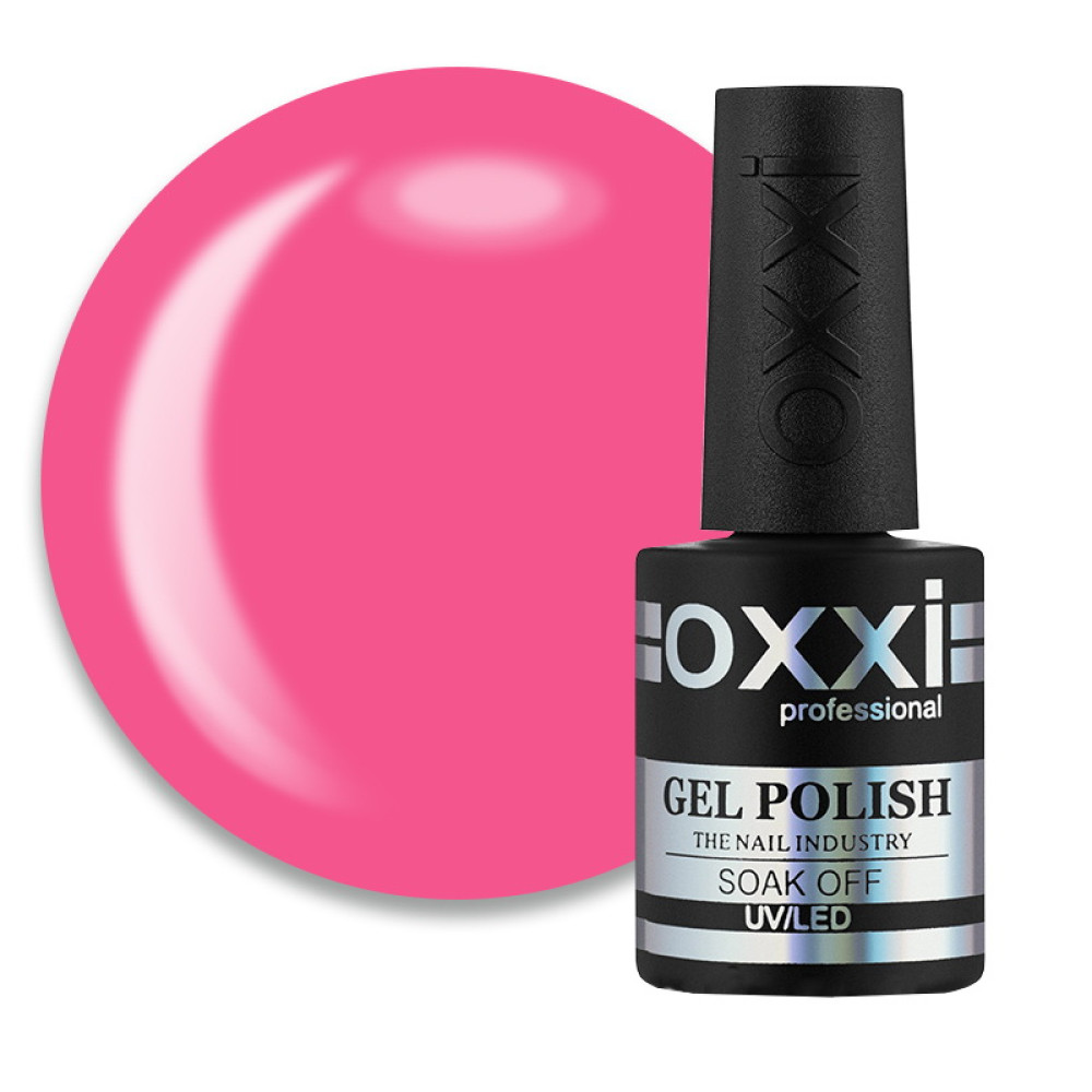 Гель-лак Oxxi Professional 243 яркий розовый неоновый. 10 мл