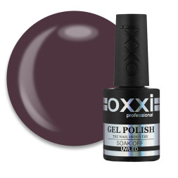 Гель-лак Oxxi Professional 080 бліда марсала. 10 мл