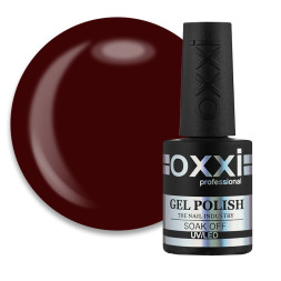 Гель-лак Oxxi Professional 083 червоно-коричневий. 10 мл