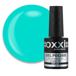 Гель-лак Oxxi Professional 105 світлий бірюзовий. 10 мл