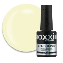 Гель-лак Oxxi Professional 127 світлий лимонний. 10 мл