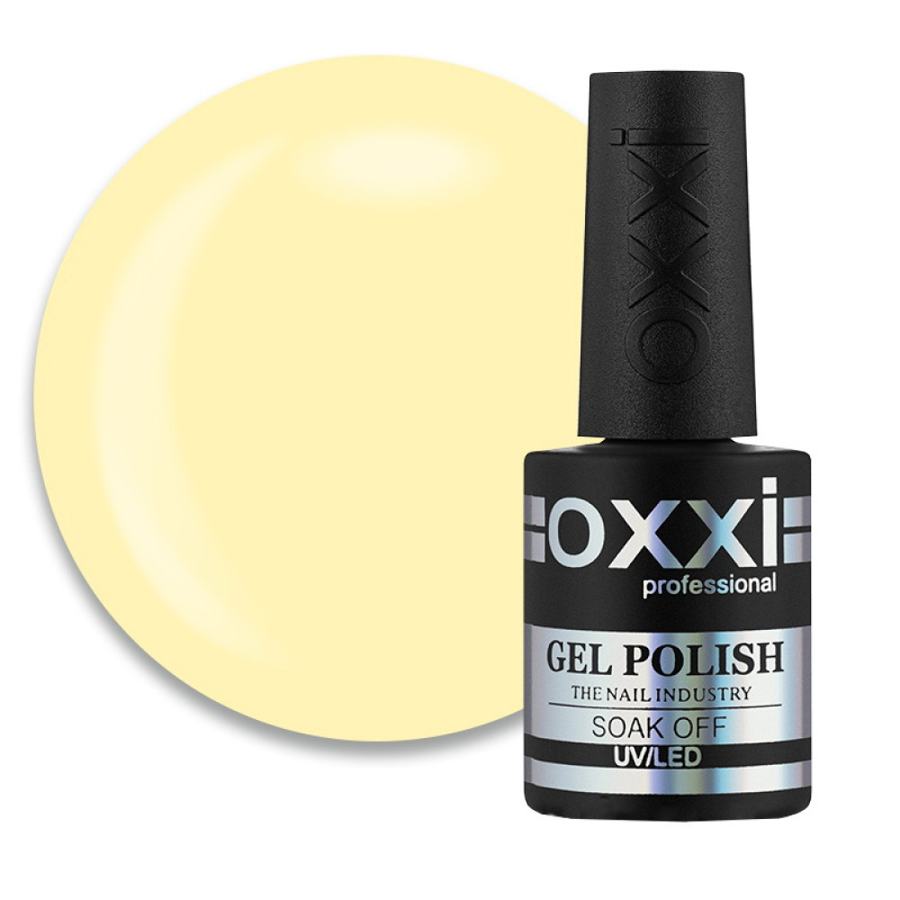 Гель-лак Oxxi Professional 191 світлий жовтий. 10 мл