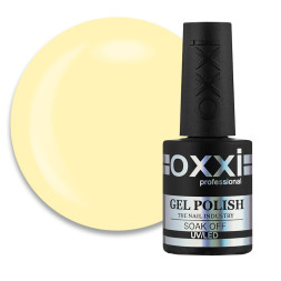 Гель-лак Oxxi Professional 191 світлий жовтий. 10 мл