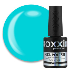 Гель-лак Oxxi Professional 228 . ментолово-бірюзовий. 10 мл
