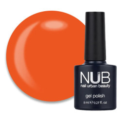 Гель-лак NUB 165 Runaway оранжевый терракот. 8 мл