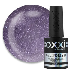 Гель-лак Oxxi Professional Glory 009 фиолетовый с шиммерами. 10 мл