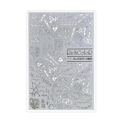 Слайдер-дизайн RichColoR Foil 060 Ланцюжки та замочки срібні