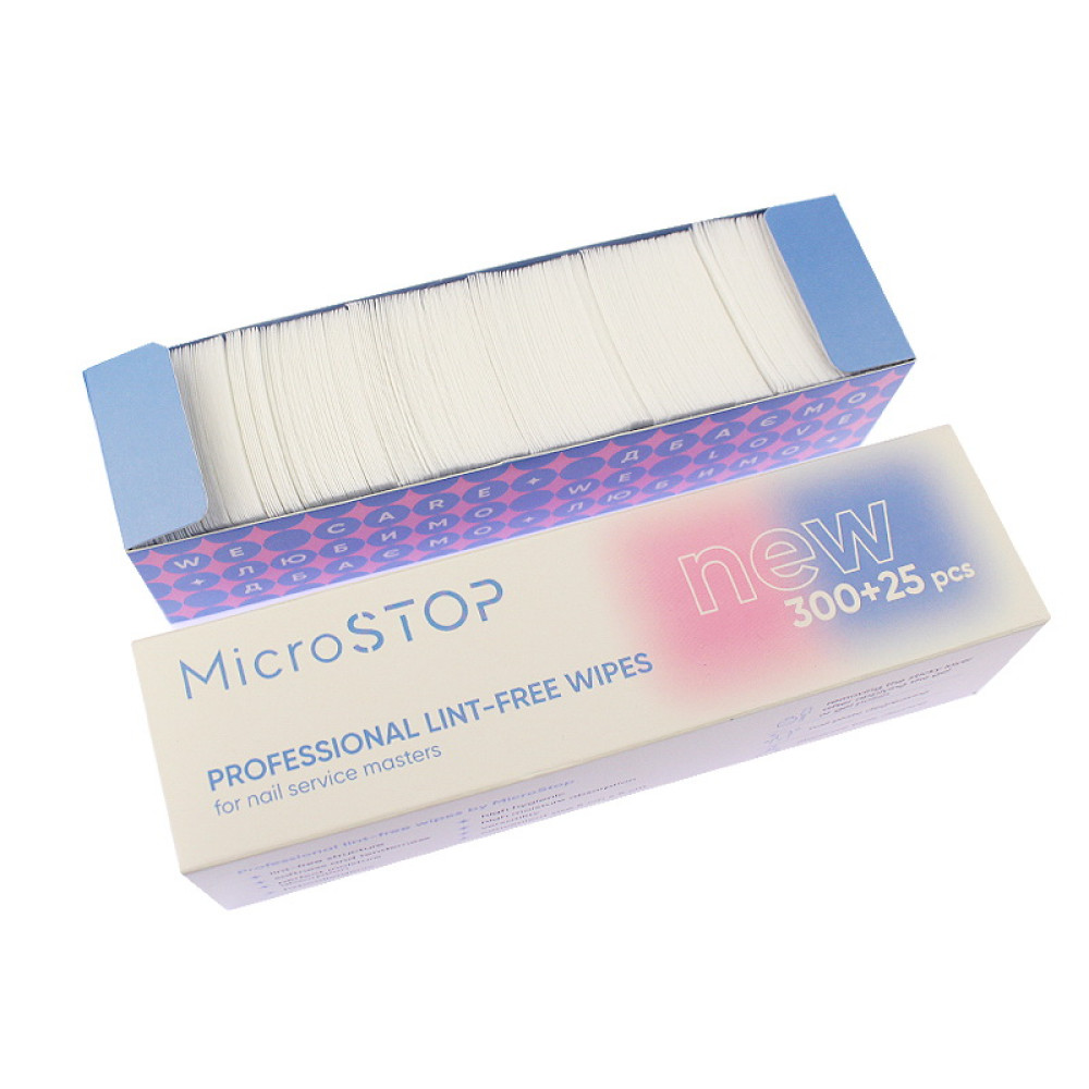 Серветки безворсові MicroStop 5х5 см 30025 шт колір білий