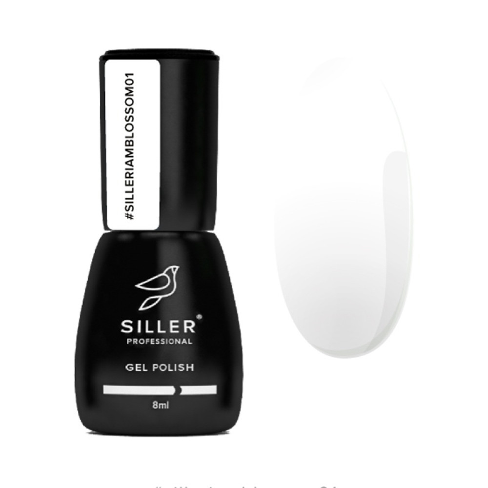 Гель-лак Siller Professional I am Blossom 01 белый 8 мл