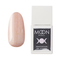 Рідкий гель Moon Full Liquid Builder Gel BG10 для зміцнення та моделювання світлий бежевий з шимером 15 мл